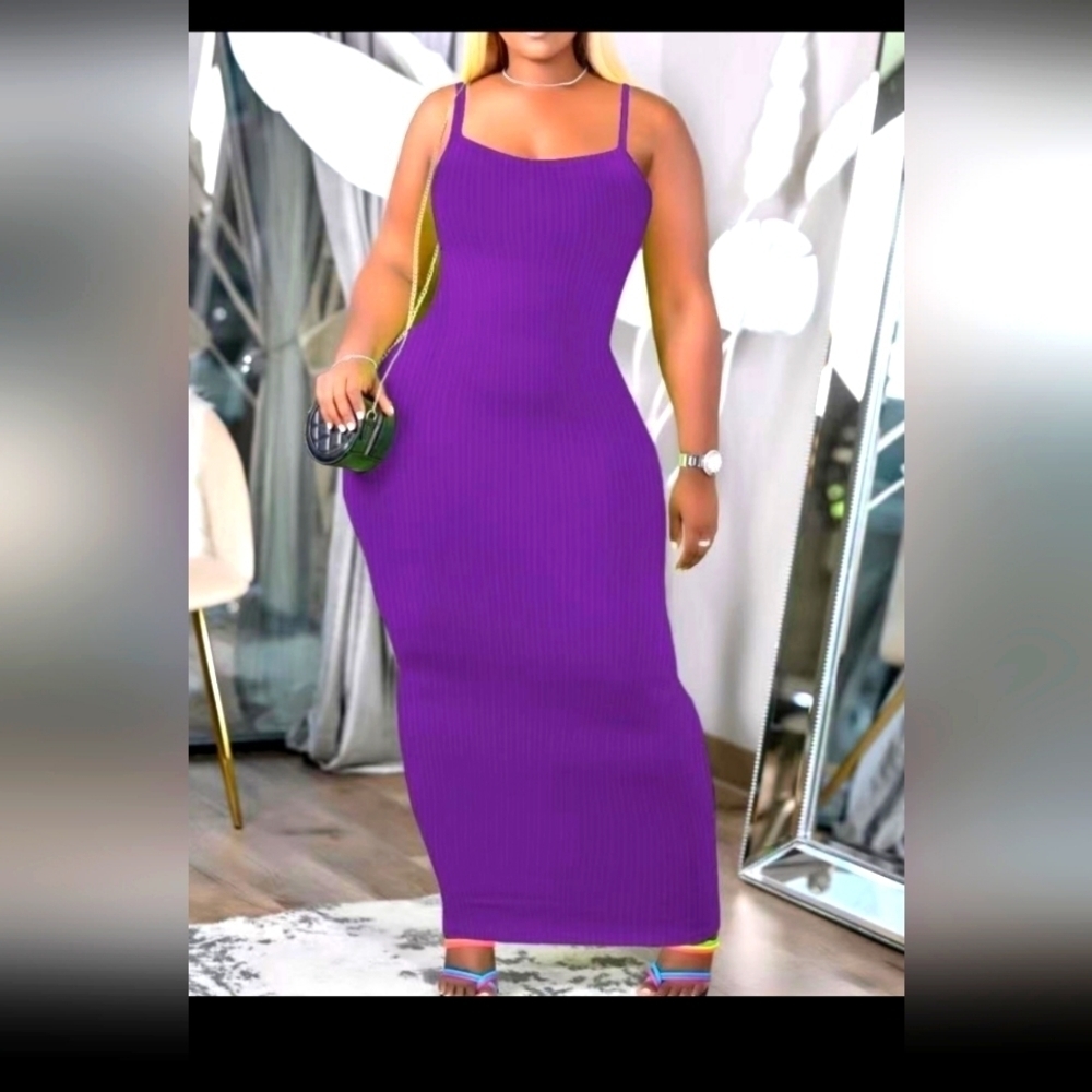 NEW SOFT LONG SEXY DRESS PLUS SIZE 3XL-5XL